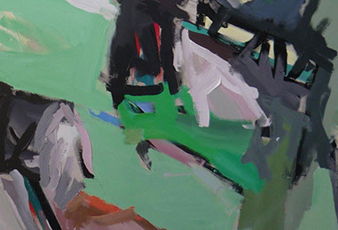 pius wilfried dreher acryl abstrakt